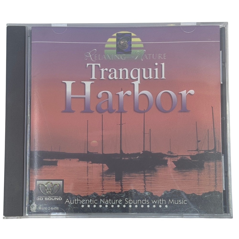 Tranquil Harbor Relaxing with Nature Authentic Nature Sounds with Music CD 1996